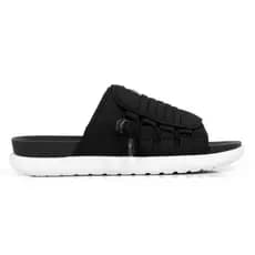 Chinelo Asuna Masculino Slide Leve e Macio Preto Branco Original Promoção