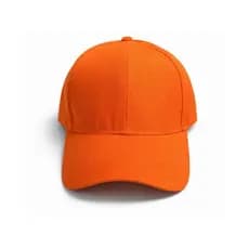 Boné Unissex Laranja Aba Curva Ajustável Premium Streetwear Para o Dia a Dia