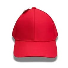 Boné Infantil Vermelho Alta Qualidade Fechamento Ajustável Ideal Para o Uso Diário