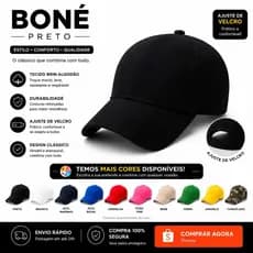 Bonés Aba Curva Ajustável Premium Casual Unissex Esportivo Dia a Dia Alta Qualidade