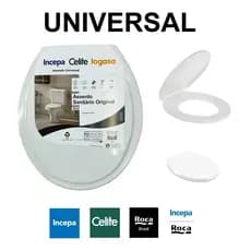 Assento Sanitário de Polipropileno Universal Eco Incepa Celite Logasa Branco