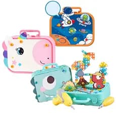 Maleta de Ferramentas Infantil Brinquedo de montagem de parafuso infantil crianças brinquedo