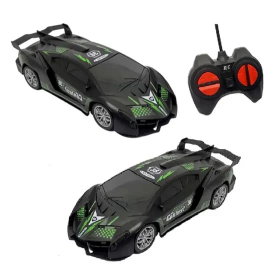 Carro de Controle Remoto Veloz Lamborghini acende Farois Preto
