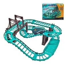 Pista de Corrida Dinossauro Brinquedo pista de carro