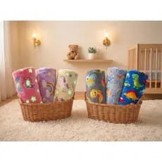 Manta Cobertor Bebe Infantil Estampado Brilha no Escuro Microfibra Antialergico