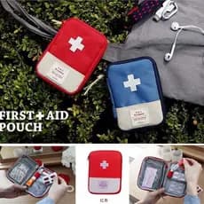 kit Portátil De Primeiros Socorros Para Uso Doméstico , Bolsa Pequena Remédios , De Emergência