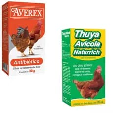 Thuya Avicola+antibiotico Passarinho Galinha Canario Pato