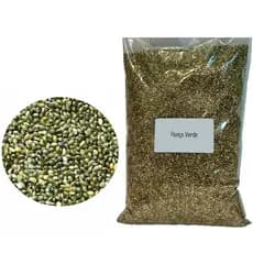 PAINÇO VERDE AVES COLEIRO PERIQUITO 1KG