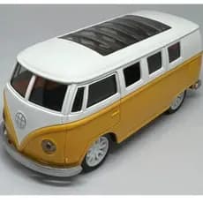Kombi Miniatura de Metal – Fricção e Abertura de Portas | Presente Ideal