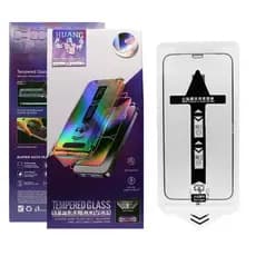 Película Premium Full Cover Brilho HD iPhone 17 16 15 14 13 12 11