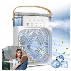 De Refrigerador Ar Ventilador Umidificador Portátil Com Led Reservatório De Água Led Usb