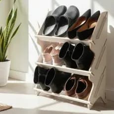 Sapateira Pequena Porta Entrada  Organizador Sapatos Porta Sapatos Sapateira MDF