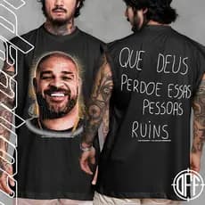 Camiseta Regata Machão Oversized Masculina Adriano Imperador Dedeco Pessoas Ruins Graphic Tee Longline
