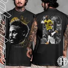 Camiseta regata machao oversized masculino jogador de futebol nj menino adulto ney Anime Graphic Tee  Longline