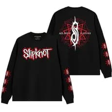 Moletom Gola Redonda Careca Slipknot All Hope Is Gone Banda Rock Graphic World Tour Unissex