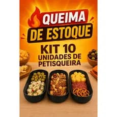 Kit com 10 Petisqueiras Multiso Alta Qualidade | QUEIMA DE ESTOQUE