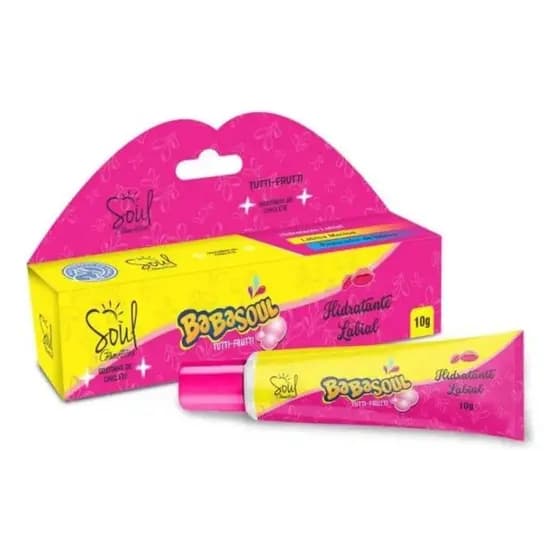 Babasoul Hidratante Labial Chiclete - Hidratação e Sabor