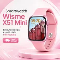 Smartwatch Mini Feminino Bluetooth, Chamadas e Monitor Cardíaco (iOS/Android) ENVIO IMEDIATO
