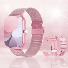 Relogio Smartwatch Mini Feminino Bluetooth Chamadas e Monitor Cardíaco (coloca foto na tela)
