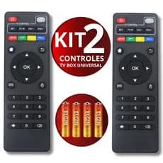 Controle Remoto para TV botões inteligentes Box Universal com Pilhas | Envio imediato