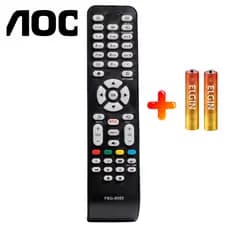 Controle Remoto TV AOC Compatível com todas Smart TV LED LCD Com Pilhas | Envio Imediato