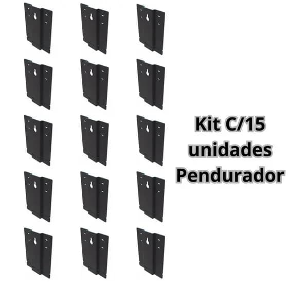 15 unidades Suporte Fixador Pendurador De todo tipo de Espelhos  Para Paredes em geral Organico