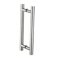 Puxador Tubular Para Portas Janelas de Madeira Vidro Alumínio Cromado Luxo e Elegancia 40x30cm