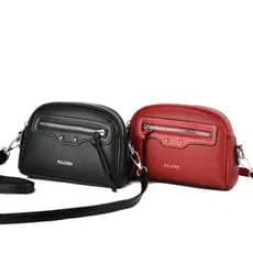 Mini Bolsa Transversal De Couro Genuíno Para Mulheres - Alça Ajustável Elegante