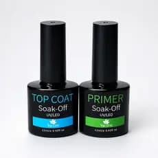 Top Coat E Prime Base Selante Lirio Soak Off 12ml Para Unhas Em Gel Unhas Profissional