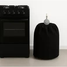 Capa De Botijão de Gás Oxford Resistente Botijão 13kg Proteção Cozinha PRETO/CINZA/MARINHO/VERMELHO/MARROM