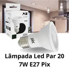 Lâmpada Led Par 20 7W E27 Pix Iluminção