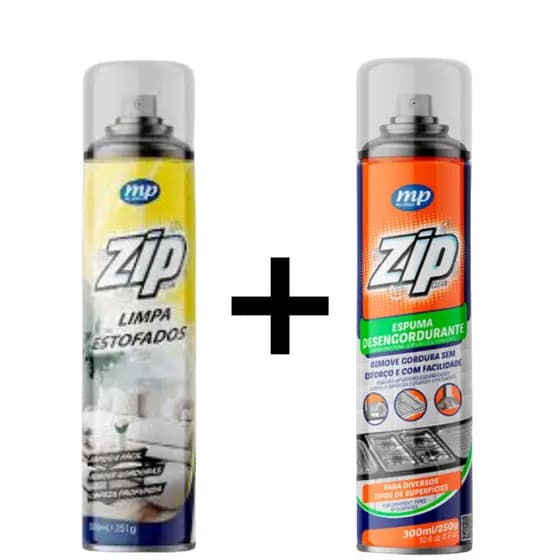 Kit Limpa Estofado + Espuma desengordurante -ZIP