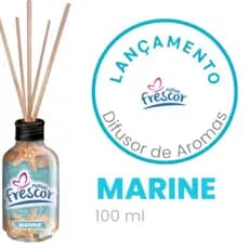 Difusor de Aromas Aromatizador de Ambientes Marine Novo Frescor 100ml – Ambientes Diversos
