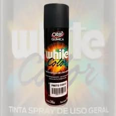 Tinta Spray Orbi Preto Fosco – Alta Aderência e Cobertura