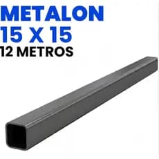 Barra Metalon 20 x 20 (2cm x 2cm) De 12 Metros Chapa 20 0,90mm Tubo Quadrado Serralheria Aço