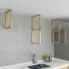 Lateral Prateleira Estilo Industrial em Metalon Peças UNITARIAS