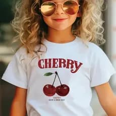Blusa tshirt feminina CEREJA CHERYY ,moda adulta e infantil, camiseta unissex,moda plus size