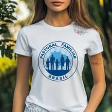 Blusa tshirt feminina CAMISETA UNISSEX PASTORAL FAMILIAR,CRISTÃ,MODA CATOLICA,PLUS SIZE