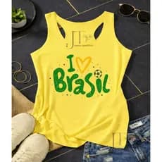 REGATA BRASIL 2,COLORIDA,CAMISETA,ACADEMIA,MODA FITNES,MULHER MAROMBA,moda plus size
