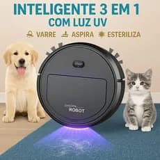 Robô Aspirador Sweepin Robot K235 – Limpeza 3 em 1, Automático, Silencioso, Compacto