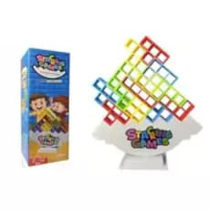 Brinquedo Bloco de construção tijolo equilíbrio empilhado torre jogo balanço - 32 Peças/48 Peças