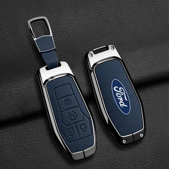 Capa de Chave de Carro para Ford Fusion F-150 Edge Explorer Mustang Lincoln MKZ MKC Platina F150 Lariat 4/5 Botões F5EK
