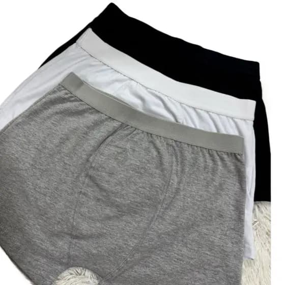 Kit 9 Cueca Boxer masculino Algodão premium Tamanho P/M/G/GG