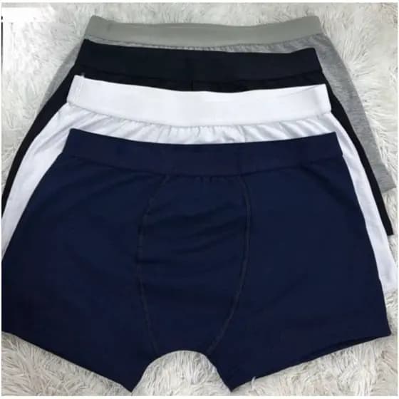 Kit 4 Cueca Boxer masculino Algodão premium Elegante
