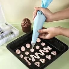 26PÇS Bico Para Confeitar Conjunto De Saco De Silicone Para Decoração Com Creme Confeitaria Bolo