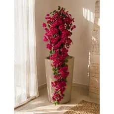 Bougainvillea Artificial Pendente Realista – Planta Suspensa Premium com Proteção UV