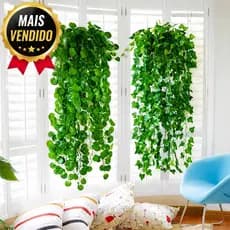 Planta Pendurada Verde Artificial Parede Folhagem Para Decorações Luxuosas