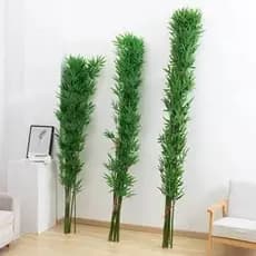 Haste De Bambu 2 Metros Artificial Folhagem Decoração Para Arranjos