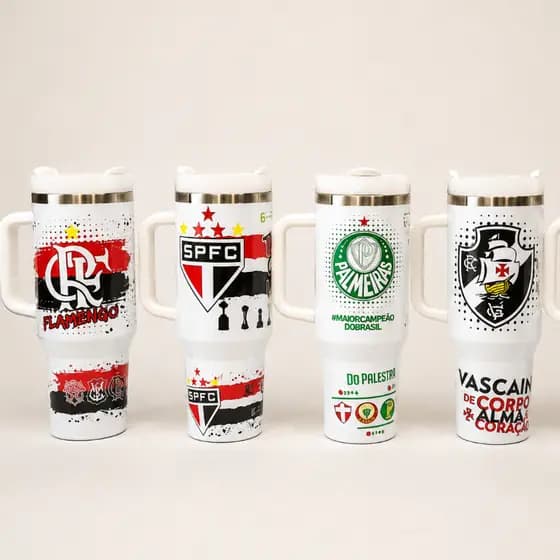 Copo Garrafa Time - Térmica 1200ml Personalizado Time Premium