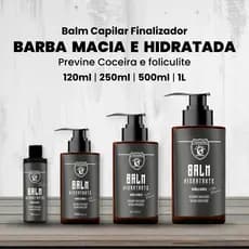 Balm Hidratante Barba e Cabelo Perfumado com Proteção Térmica Street Barbers